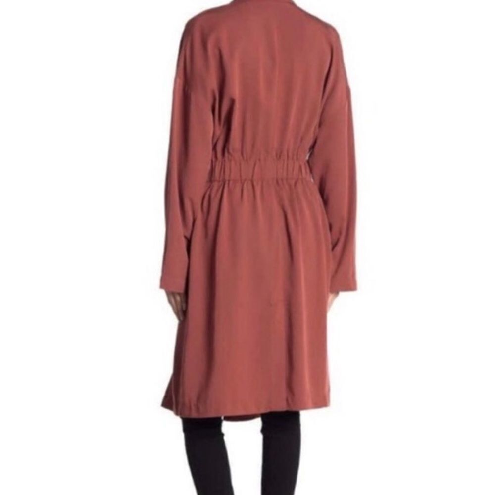 Astr The Label Tencel Blend Rust Mauve Midi Light… - image 2